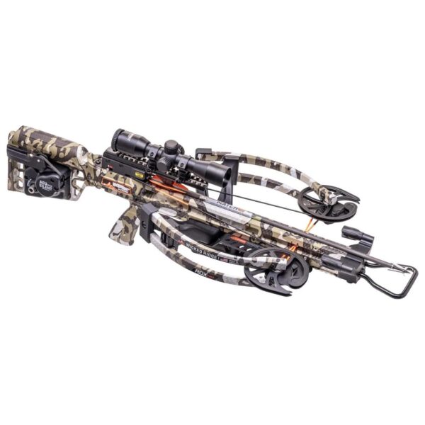 Wicked Ridge RDX 410 Reverse-Draw Crossbow ACUdraw Silent Pro-View 400 Scope Peak XT - Precision Shot Firearms