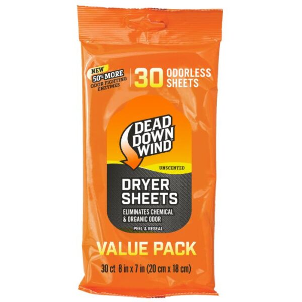 Dead Down Wind Dryer Sheets Value Pack 30/ct - Precision Shot Firearms