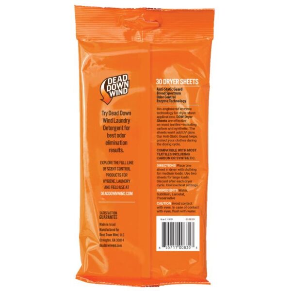 Dead Down Wind Dryer Sheets Value Pack 30/ct - Precision Shot Firearms