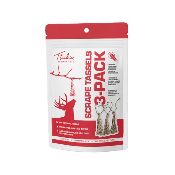 Tink's Scrape Tassels 3/ct - Precision Shot Firearms