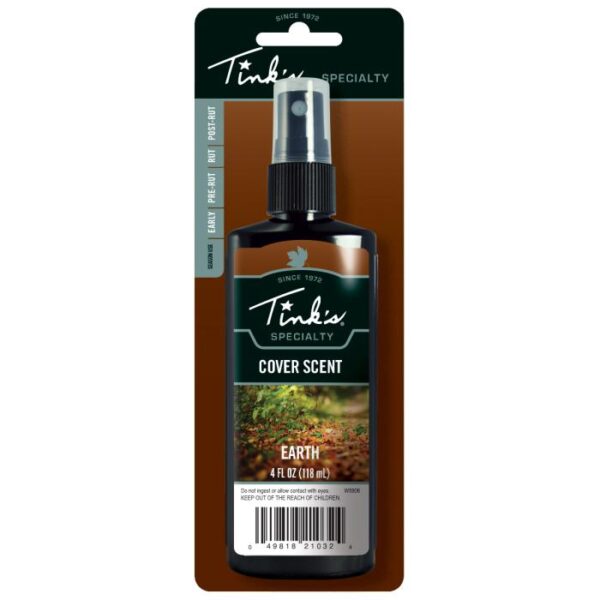 Tink's Earth Cover Scent Spray - 4oz - Precision Shot Firearms