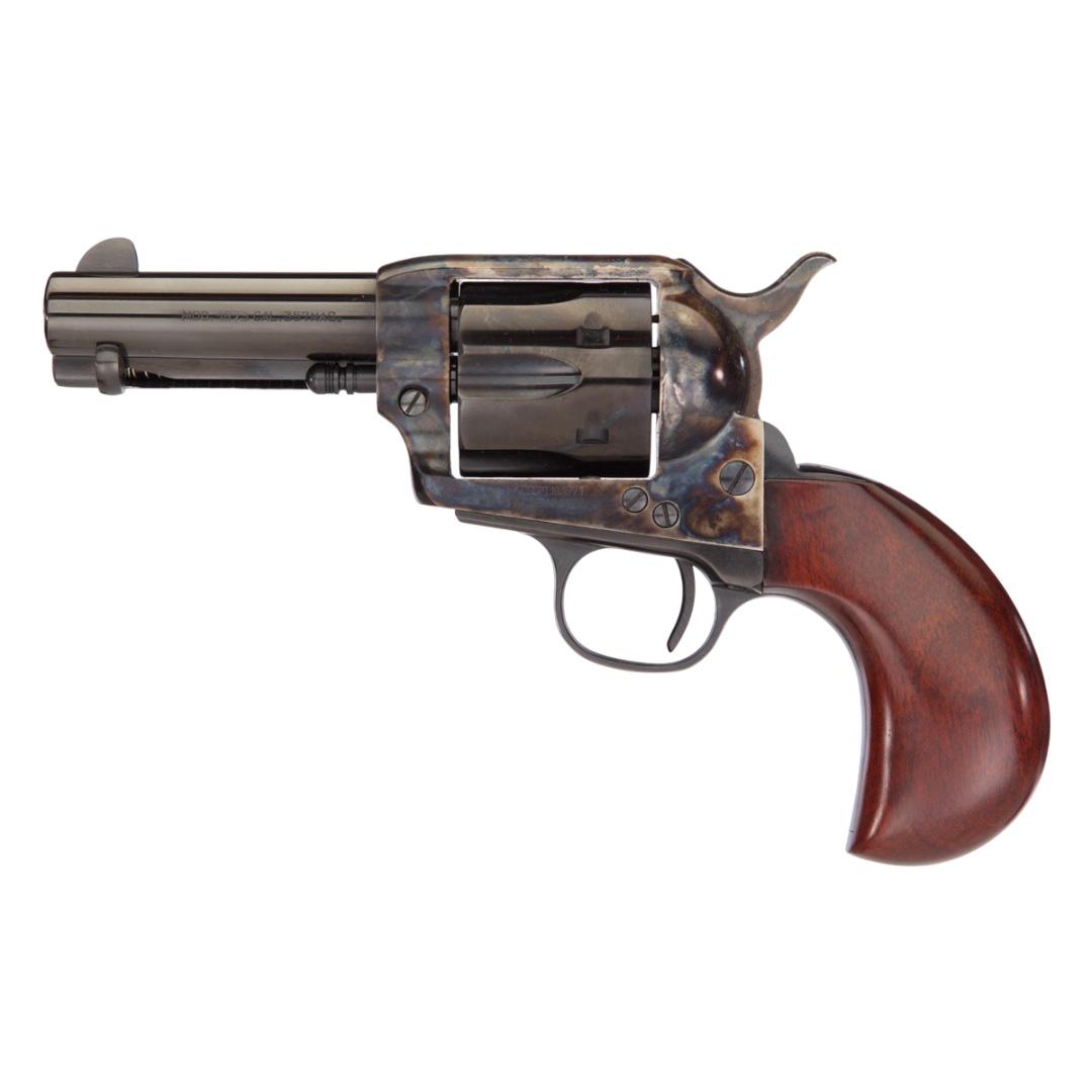 Taylor & Company 1873 Cattleman Handgun .45 Colt 6rd Capacity 3.5" Blued Barrel Case Hardened Frame Wood Grip - Precision Shot Firearms