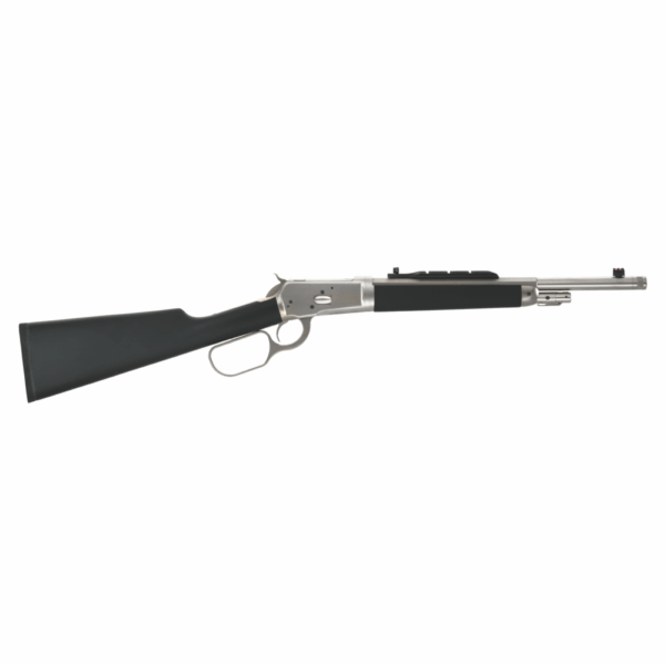 Taylor's 1892 Alaskan Chrome Rifle .357 Mag 5rd Capacity 16" 5/8x24 Threaded Barrel Black - Precision Shot Firearms