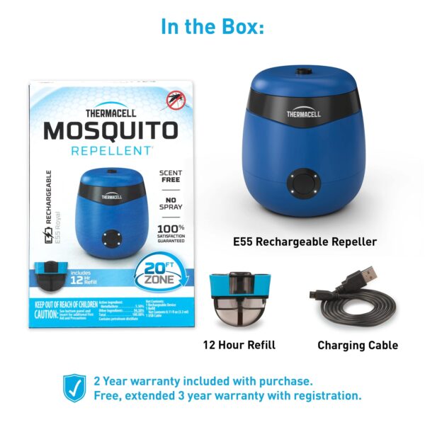 Thermacell Rechargeable Mosquito Repeller Blue - Precision Shot Firearms