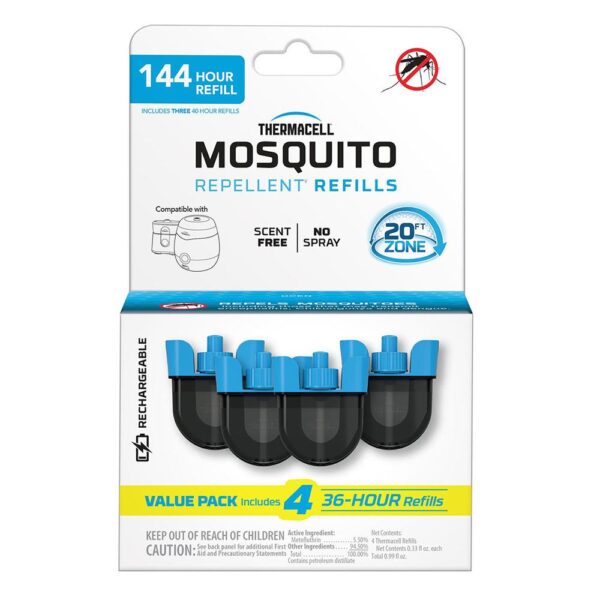 Thermacell Rechargeable Mosquito Repellent Refill 36 HR Four Pack - Precision Shot Firearms