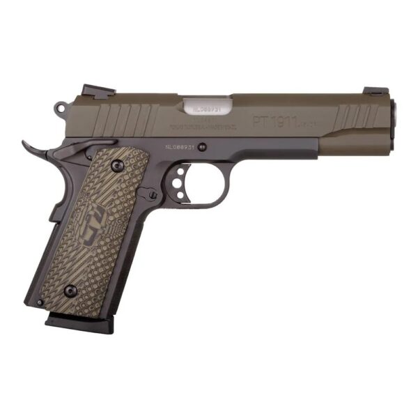 Taurus Mil Spec 1911 Handgun .45 ACP 8rd Magazine 5" Barrel Cerakote Green - Precision Shot Firearms