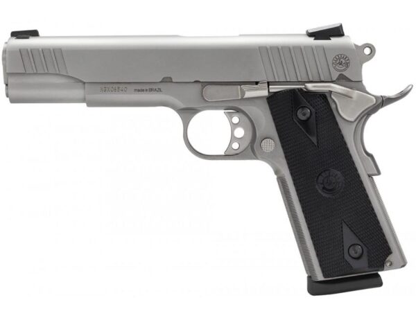 Taurus M1911 Standard 45 ACP 8rd Magazine 5" Barrel w/Heinie Sight Black Grip Stainless - Precision Shot Firearms