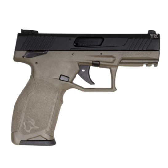 Taurus 2TX22 Handgun .22 LR 10rd Magazines(2) 4.1" Barrel Black Slide/ODG Frame - Precision Shot Firearms