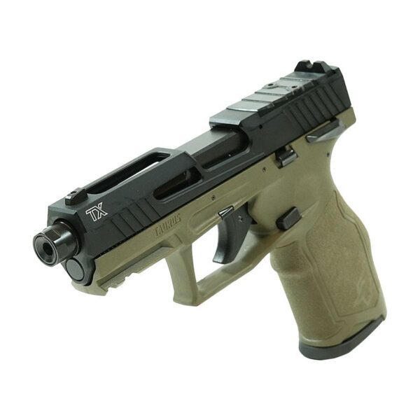Taurus TX22 Handgun .22 LR 16&22rd Magazines 4.6" Barrel Black Slide/ODG Frame T.O.R.O. - Precision Shot Firearms