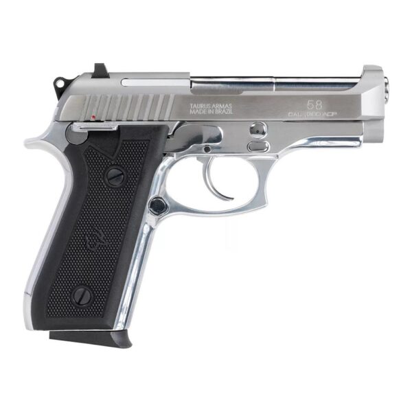 Taurus 58 Handgun .380 Auto 15rd Magazines 4" Stainless Steel Slide/Grip - Precision Shot Firearms