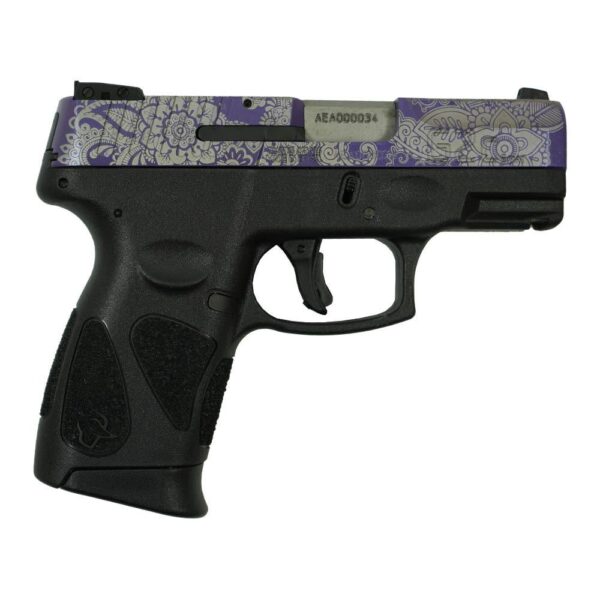 Taurus G2C "Purple Paisley" Handgun 9mm Luger 12rd Magazines(2) 3.2" Barrel - Precision Shot Firearms