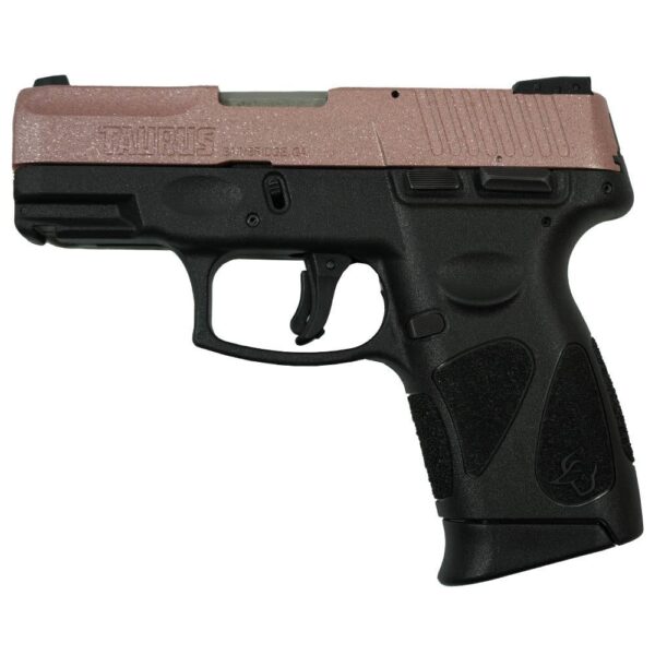 Taurus G2C "Rose Gold Glitter" Handgun 9mm Luger 12rd Magazines(2) 3.2" Barrel - Precision Shot Firearms