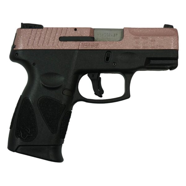 Taurus G2C "Rose Gold Glitter" Handgun 9mm Luger 12rd Magazines(2) 3.2" Barrel - Precision Shot Firearms