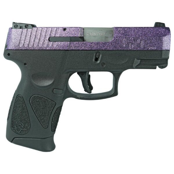 Taurus Exclusive G2C "Purple Sparkle" Handgun 9mm Luger 12rd Magazines(2) 3.2" Barrel Black Slide/Grip - Precision Shot Firearms
