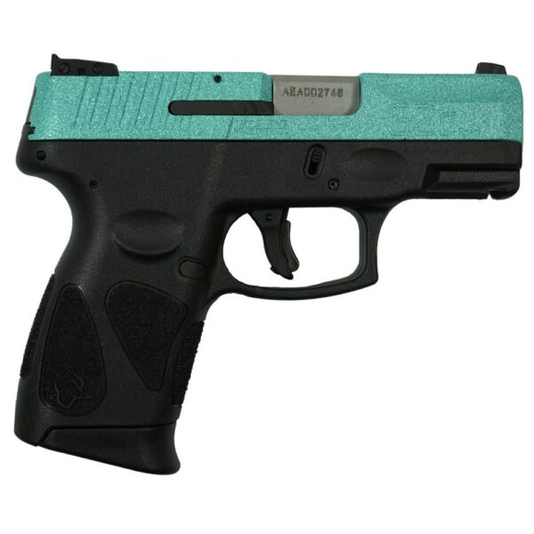 Taurus G2C "Robin's Egg Blue Glitter" Handgun 9mm Luger 12rd Magazines(2) 3.2" Barrel - Precision Shot Firearms