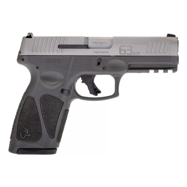 Taurus G3 Full Size Handgun 9mm Luger 17/rd Magazines (2) 4" Barrel Tenifer Matte Stainless/Gray with Steel Sights - Precision Shot Firearms