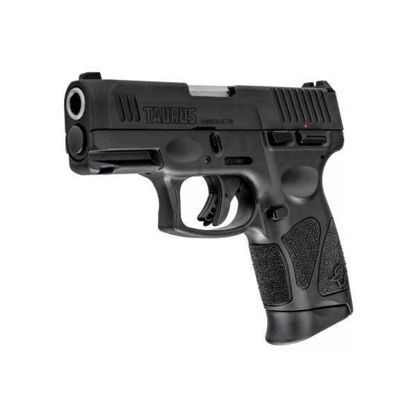 Taurus G3C Handgun 9mm Luger 12rd Magazines(2) 3.26'' Barrel Black Slide/Frame - Precision Shot Firearms