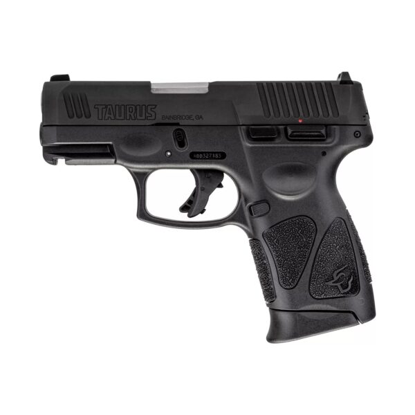 Taurus G3C Handgun 9mm Luger 12rd Magazines(2) 3.26'' Barrel Black Slide/Frame - Precision Shot Firearms