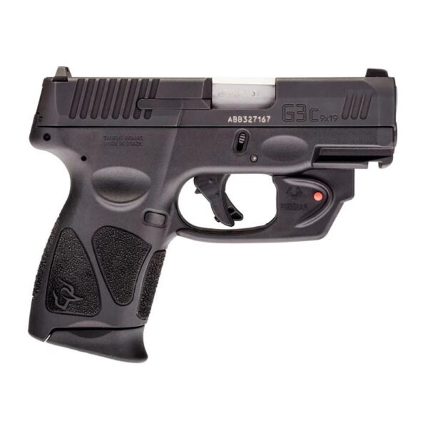 Taurus G3C Handgun 9mm 12/rd 3.2" Barrel Black with Viridian Laser - Precision Shot Firearms