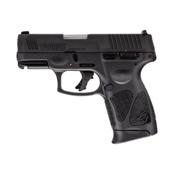 Taurus G3C Handgun 9mm Luger 10rd Magazines (3) 3.2" Barrel Black Slide/Black Grip - Precision Shot Firearms
