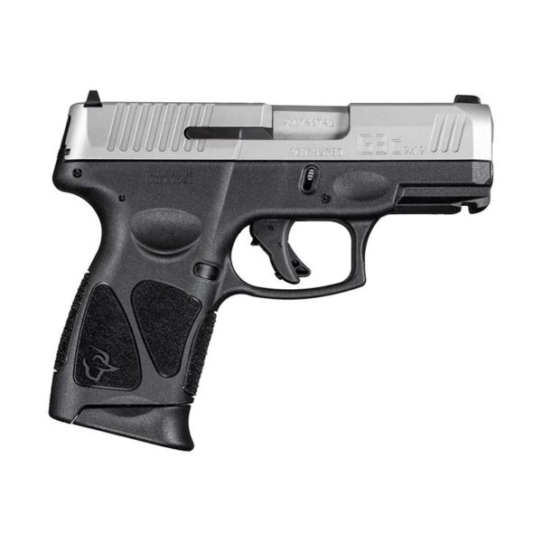 Taurus G3C Handgun 9mm Luger 10rd Magazines(2) 3.26'' Barrel Stainless Slide/Black Grip - Precision Shot Firearms