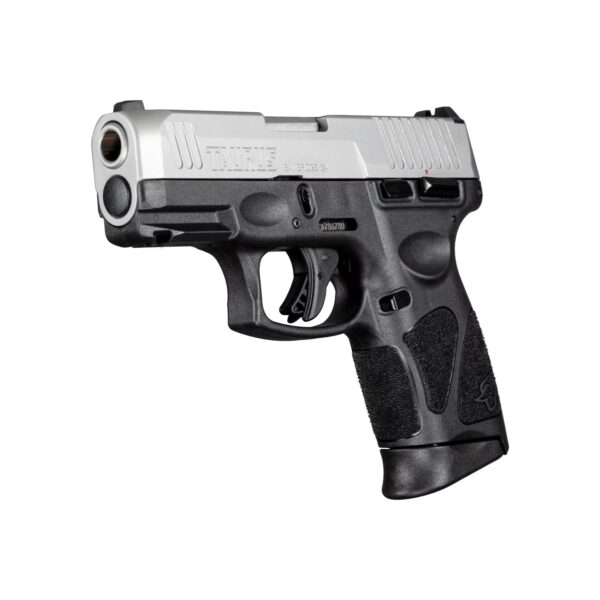 Taurus G3C Handgun 9mm Luger 10rd Magazines(2) 3.26'' Barrel Stainless Slide/Black Grip - Precision Shot Firearms