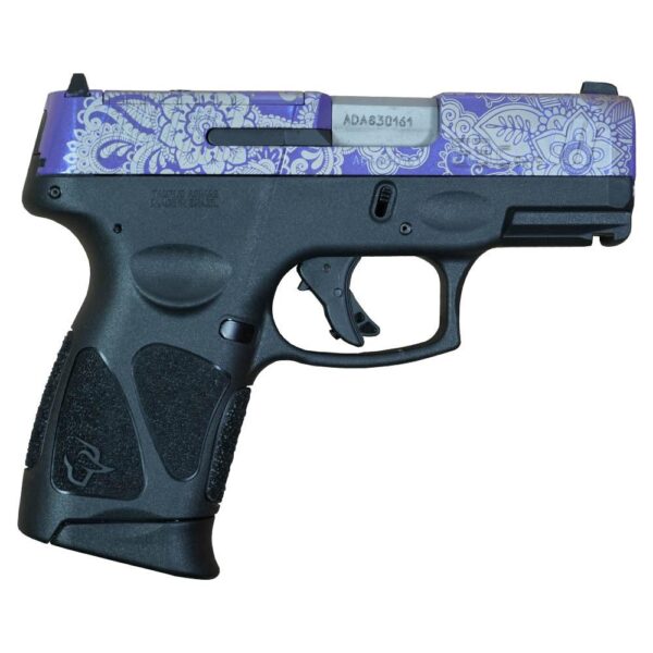 Taurus G3C Custom "Purple Paisley" T.O.R.O. Handgun 9mm Luger 12/rd Magazines (3) 3.2" Barrel Optic Ready - Precision Shot Firearms