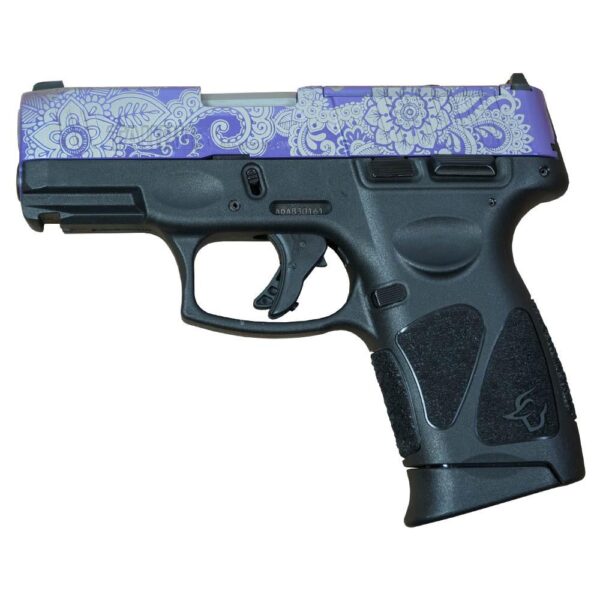 Taurus G3C Custom "Purple Paisley" T.O.R.O. Handgun 9mm Luger 12/rd Magazines (3) 3.2" Barrel Optic Ready - Precision Shot Firearms