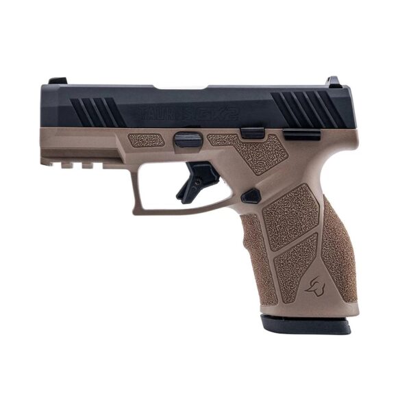 Taurus GX2 Handgun 9mm Luger 10rd Magazines (2) 3.38" Barrel Brown Frame/Black Slide - Precision Shot Firearms