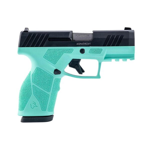 Taurus GX2 Handgun 9mm Luger 10rd Magazines (2) 3.38" Barrel Cyan Frame/Black Slide - Precision Shot Firearms