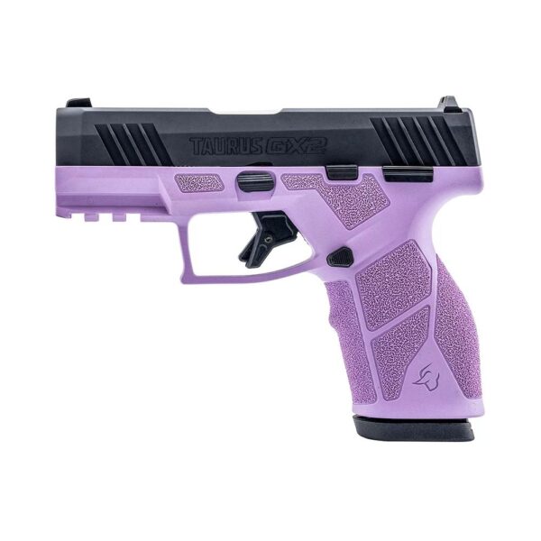 Taurus GX2 Handgun 9mm Luger 13rd Magazines (2) 3.38" Barrel Light Purple Frame/Black Slide - Precision Shot Firearms