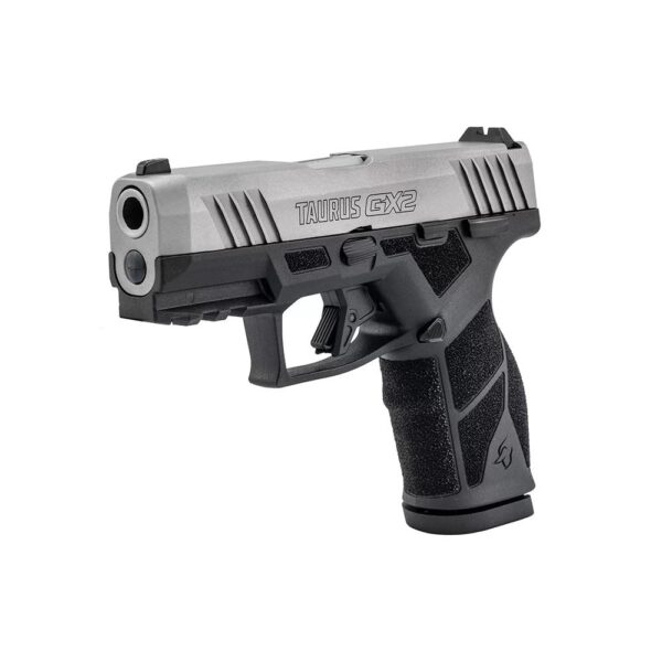 Taurus GX2 Handgun 9mm Luger 13rd Magazines (2) 3.38" Barrel Black Frame/Stainless Slide - Precision Shot Firearms