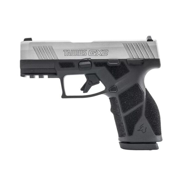 Taurus GX2 Handgun 9mm Luger 10rd Magazines (2) 3.38" Barrel Black Frame/Stainless Slide - Precision Shot Firearms