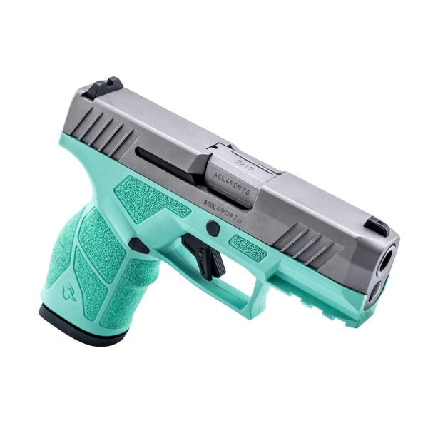 Taurus GX2 Handgun 9mm Luger 13rd Magazines (2) 3.38" Barrel Cyan Frame/Stainless Slide - Precision Shot Firearms