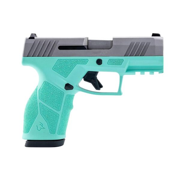 Taurus GX2 Handgun 9mm Luger 10rd Magazines (2) 3.38" Barrel Cyan Frame/Stainless Slide - Precision Shot Firearms