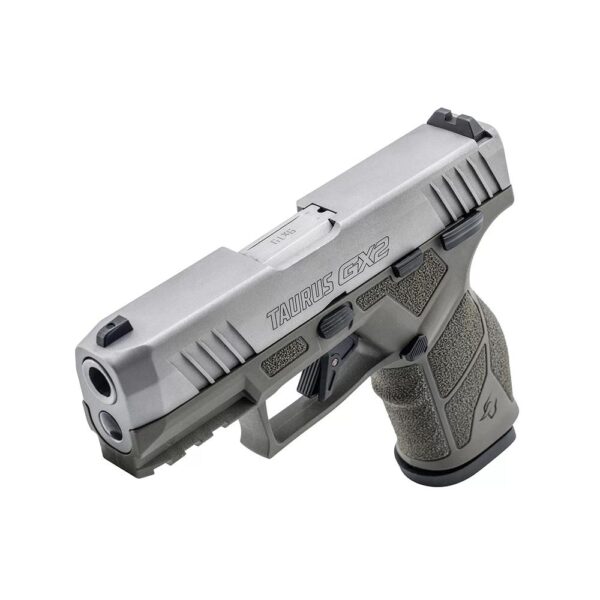 Taurus GX2 Handgun 9mm Luger 10rd Magazines (2) 3.38" Barrel OD Green Frame/Stainless Slide - Precision Shot Firearms