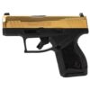 Taurus GX4 Handgun 9mm Luger 11rd (1) & 13rd (1) Magazines 3" Barrel Gold Slide and Black - Precision Shot Firearms