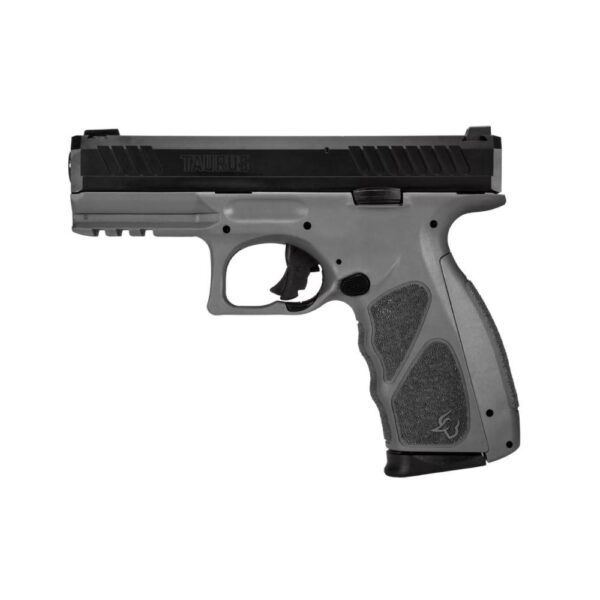 Taurus TS9 Full Size Handgun 9mm Luger 17rd Magazines (2) 4" Barrel Black Slide with Grey Frame - Precision Shot Firearms