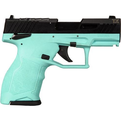 Taurus TX22 Compact Handgun .22 LR 10rd Magazines (2) 3.6" Barrel Cyan and Black - Precision Shot Firearms