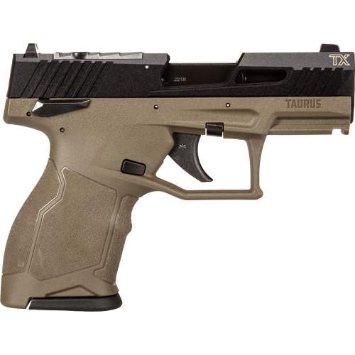 Taurus TX22 Compact Handgun .22 LR 10rd Magazines (2) 3.6" Barrel OD Green - Precision Shot Firearms