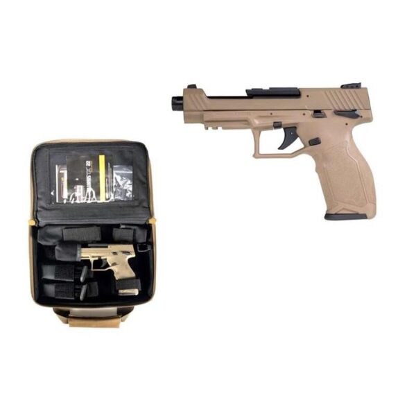 Taurus TX22 Competition Handgun .22 LR 16rd Magazines (3) 5.25" Barrel FDE with Soft Case - Precision Shot Firearms