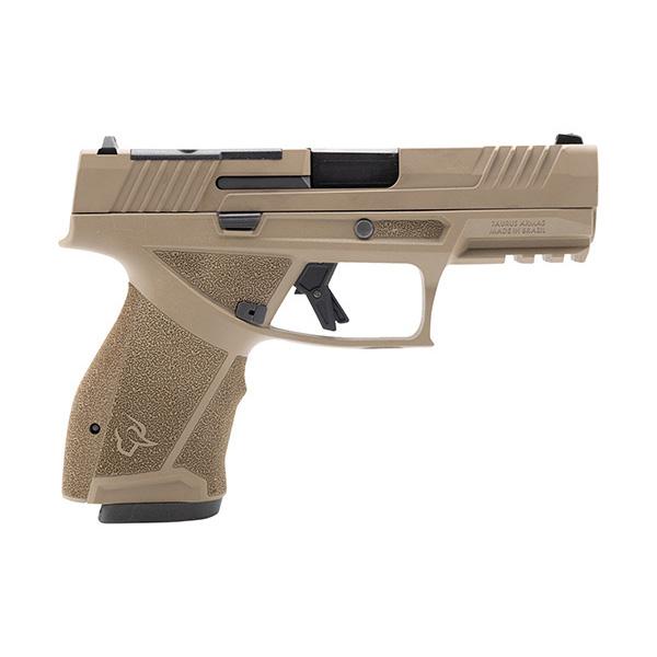 Taurus TX9 Compact Handgun 9mm Luger 15rd Magazines(2) 4" Barrel FDE Slide/Grip - Precision Shot Firearms
