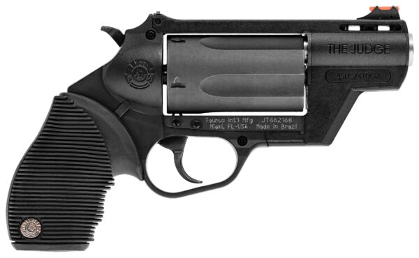Taurus Judge Public Defender Polymer Handgun .45 Colt/.410 ga 5rd Capacity 2.5" Barrel Black Frame - Precision Shot Firearms
