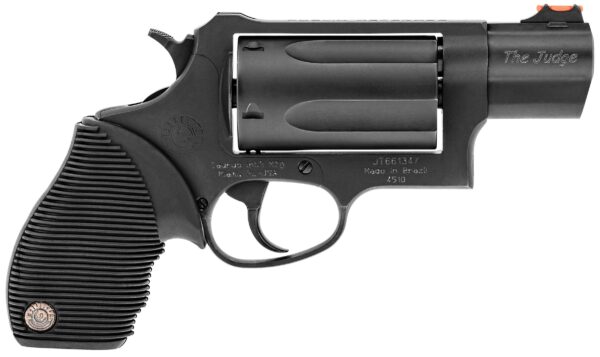 Taurus Judge Public Defender Handgun .45 Colt/.410 ga. 5rd Capacity Matte Black Oxide Finish - Precision Shot Firearms