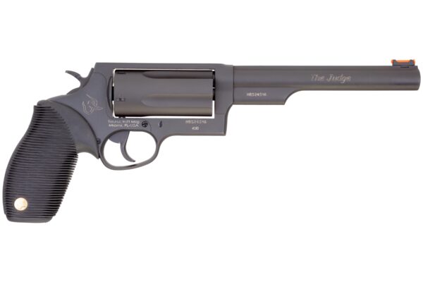 Taurus Judge Magnum Handgun .45 Colt/.410ga 3" Chamber 6.5" Barrel Matte Black Engraved Frame - Precision Shot Firearms