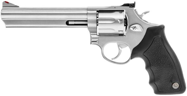 Taurus 66 Handgun .357 Mag 7rd Capacity 6" Barrel Stainless Finish Hogue Grip - Precision Shot Firearms