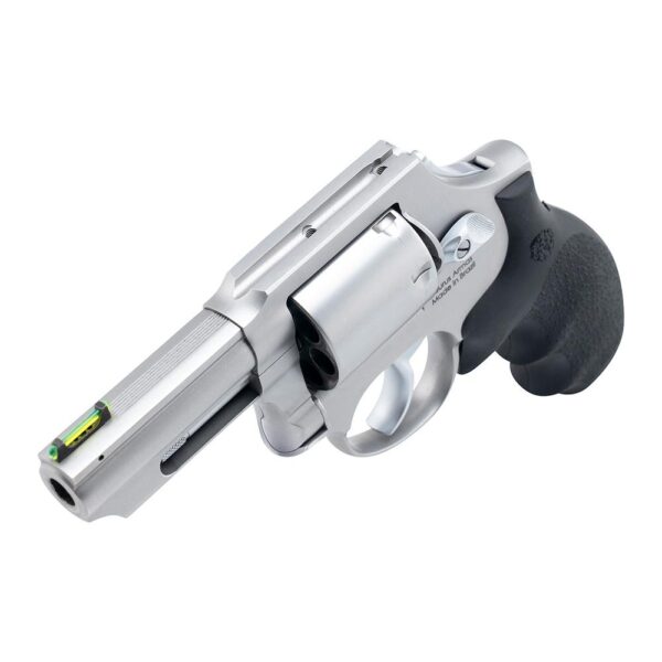 Taurus 66 Combat Handgun .357 Mag 7rd Capacity 3" Stainless Barrel Matte Frame w/Hogue Grip Front Fiber Optic Sight - Precision Shot Firearms