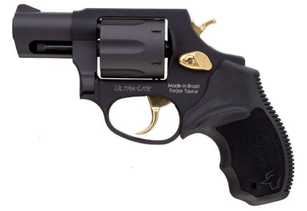 Taurus 856 Ultra Lite .38 Spl 6rds 2" Barrel Matte Black w/Gold Accents - Precision Shot Firearms