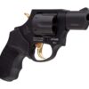 Taurus 856 Ultra Lite .38 Spl 6rds 2" Barrel Matte Black w/Gold Accents - Precision Shot Firearms