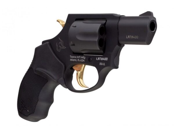 Taurus 856 Ultra Lite .38 Spl 6rds 2" Barrel Matte Black w/Gold Accents - Precision Shot Firearms